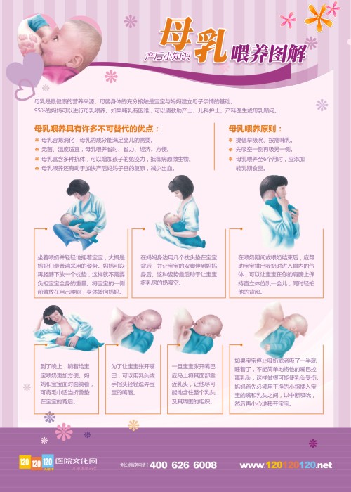 產(chǎn)后小知識 母乳喂養(yǎng)圖解 婦幼保健口號