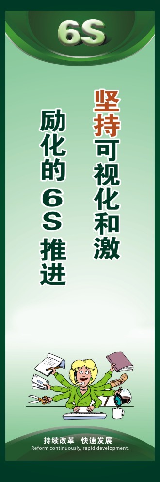 6s現(xiàn)場(chǎng)管理標(biāo)語(yǔ) 堅(jiān)持可視化和激勵(lì)化的6S推進(jìn)