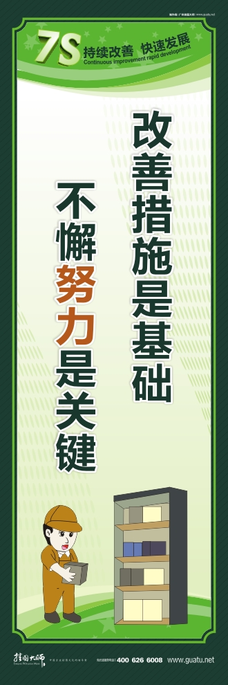 7s現(xiàn)場管理圖片 改善措施是基礎 不懈努力是關鍵