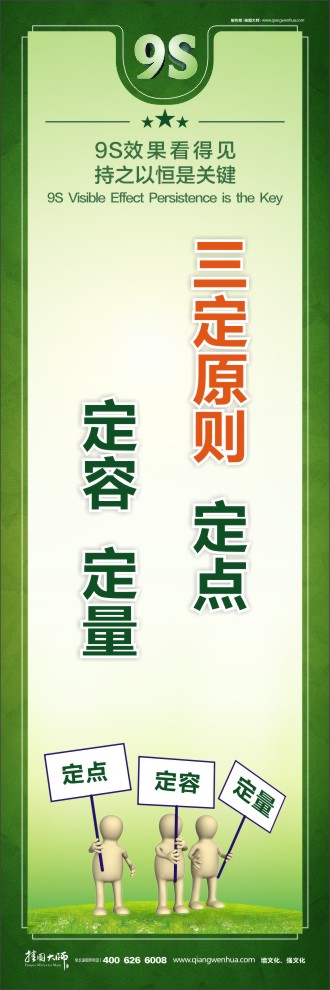 9S三定原則：定點、定容、定量